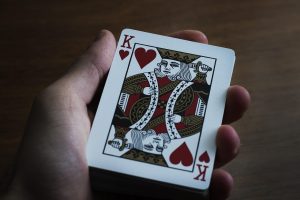 Hand, playing cards, paper — Dnd dice that add clarity and character to every session
